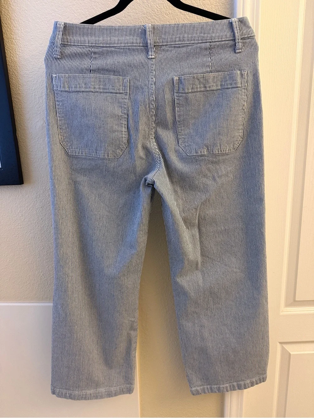 Women’s Light Blue Pinstripe Jeans